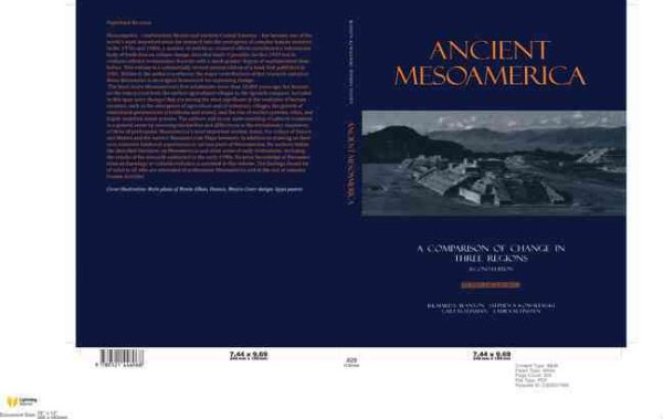 Ancient Mesoamerica: A Comparison of Change in Three Regions (New Studies in Archaeology) cover