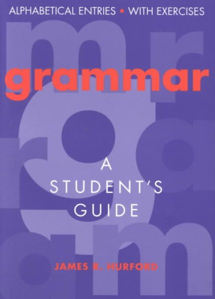 Grammar: A Student's Guide cover