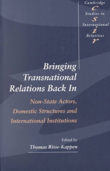 Bringing Transnational Relations In (Cambridge Studies in International Relations) cover