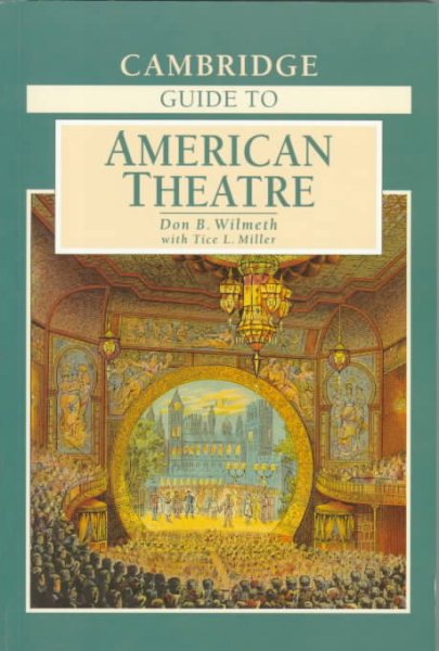 The Cambridge Guide to American Theatre cover