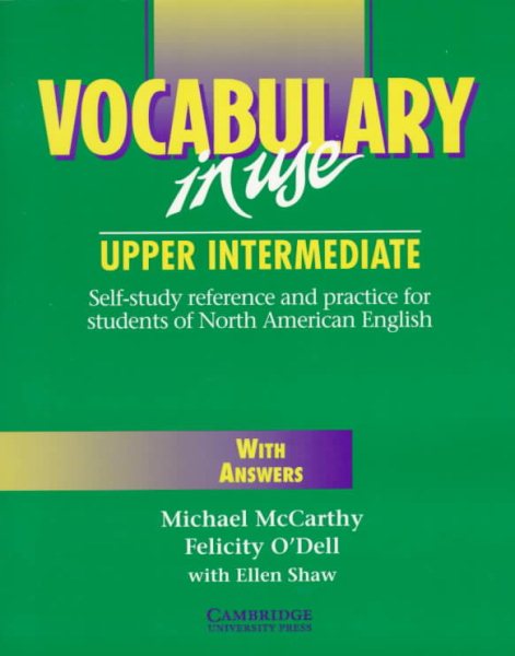 Vocabulary in Use Upper Intermediate With answers (English as a Second Language) cover