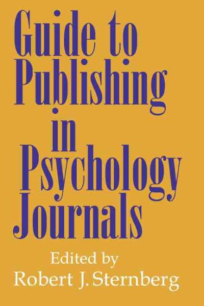 Guide to Publishing in Psychology Journals cover