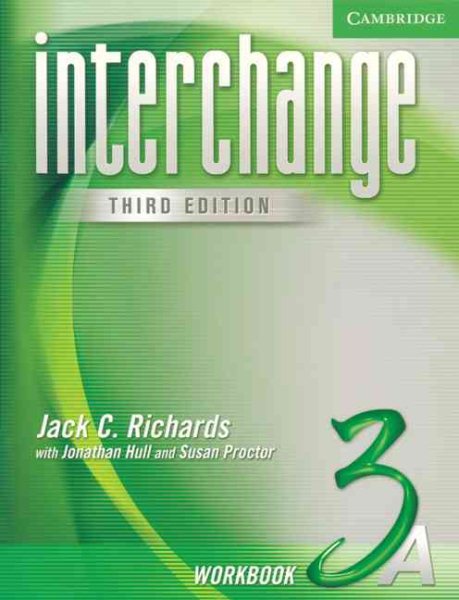 Interchange Workbook 3A cover