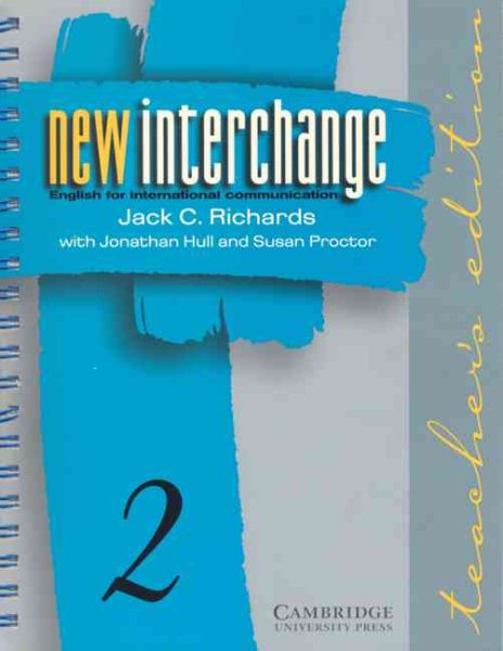 New Interchange Teacher's Edition 2: English for International Communication cover