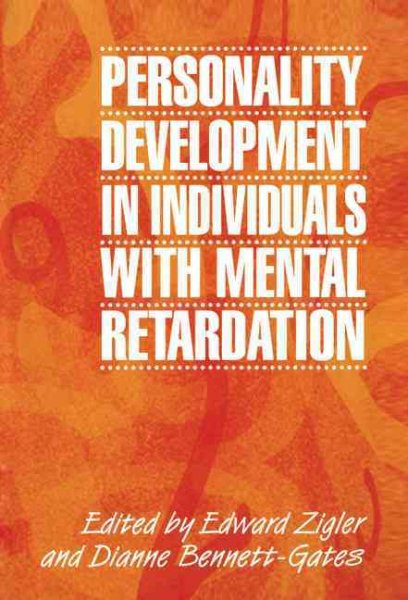 Personality Development in Individuals with Mental Retardation cover