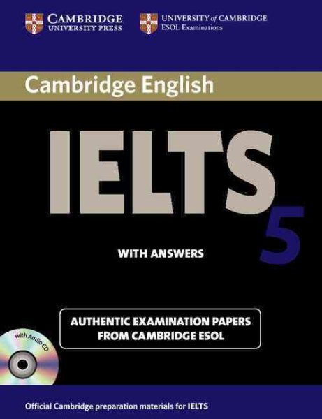 Cambridge IELTS 5 Self-study Pack (Student's Book with Answers and Audio CDs (2)) (IELTS Practice Tests) cover