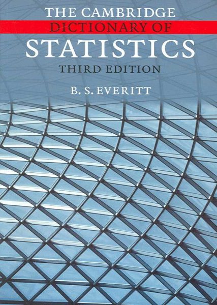 The Cambridge Dictionary of Statistics cover