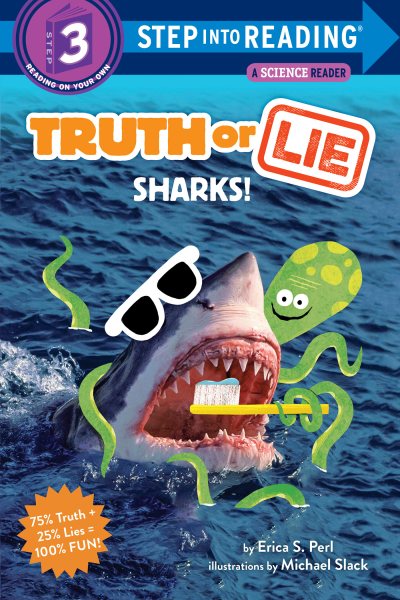 Truth or Lie: Sharks! (Step into Reading) cover