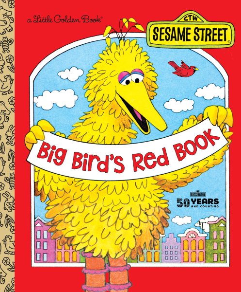 Big Bird's Red Book (Sesame Street) (Little Golden Book) cover
