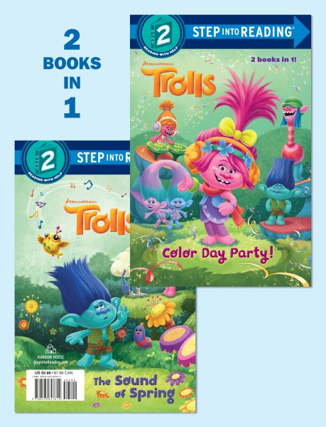 Color Day Party!/The Sound of Spring (DreamWorks Trolls) (Step into Reading)