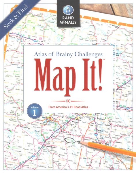 Map It! Seek & Find Atlas of Brainy Challenges cover