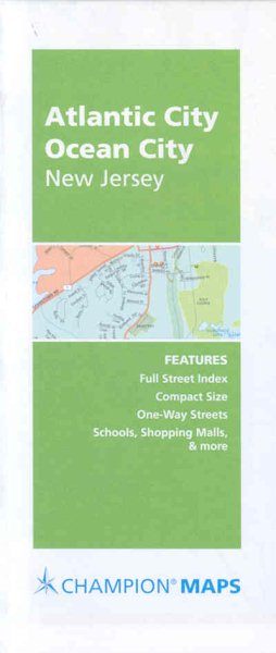 Rand McNally Atlantic City/Ocean City, New Jersey Champion Map cover