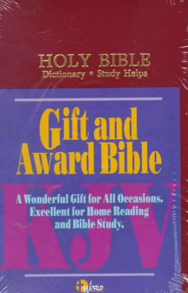 KJV Gift and Award Bible [Burgandy] cover