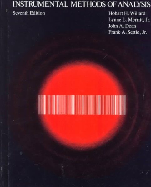 Instrumental Methods of Analysis (Chemistry) cover