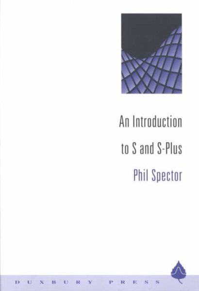 Introduction to S & S-PLUS (Statistics Software) cover
