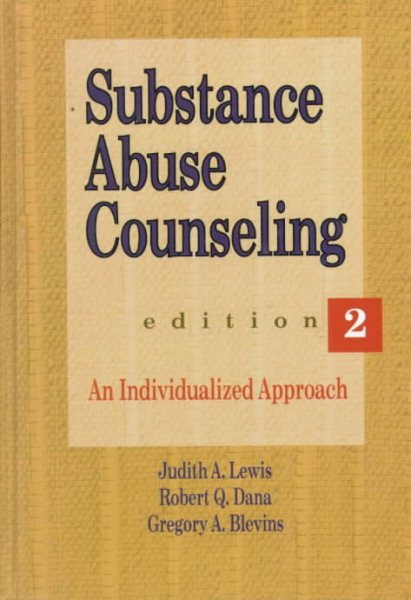 Substance Abuse Counseling: An Individualized Approach cover