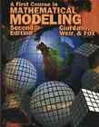 A First Course in Mathematical Modeling cover