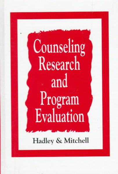 Counseling Research and Program Evaluation cover