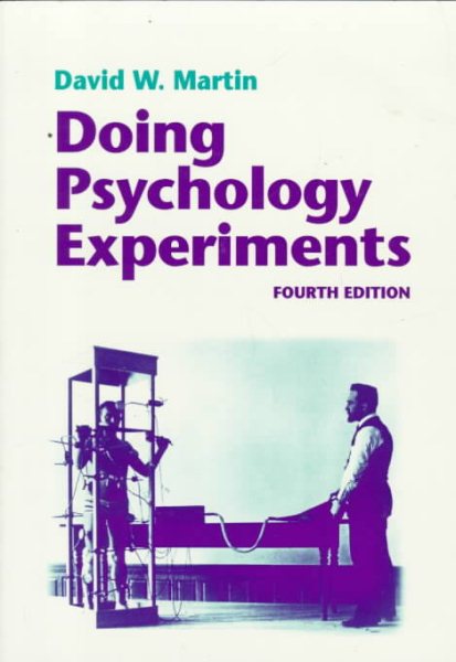 Doing Psychology Experiments cover