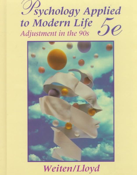 Psychology Applied to Modern Life: Adjustment in the 90’s cover