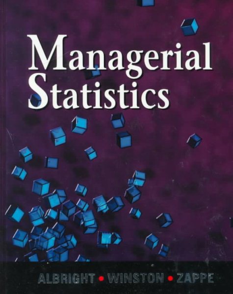 Managerial Statistics cover
