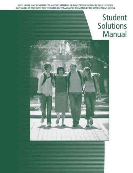 Student Solutions Manual for Hildebrand/Ott's Statistical Thinking for Managers, 4th cover