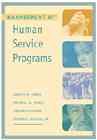 Management of Human Service Programs cover