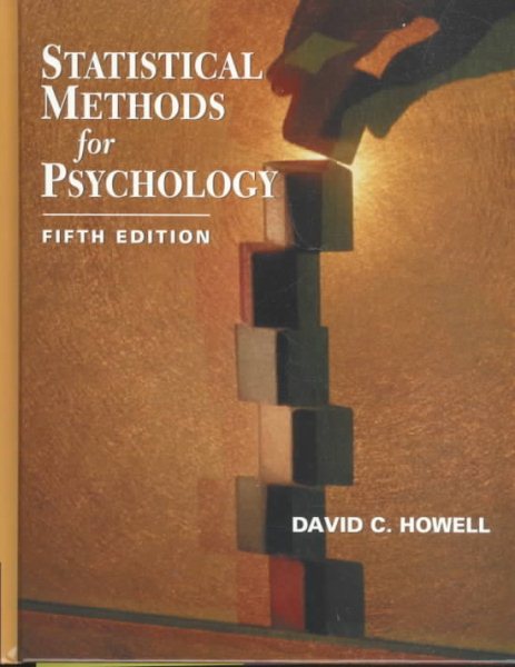 Statistical Methods for Psychology (with CD-ROM) cover