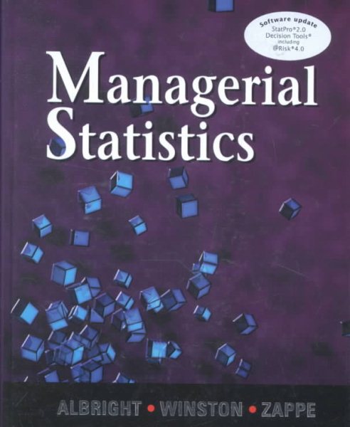 Managerial Statistics cover