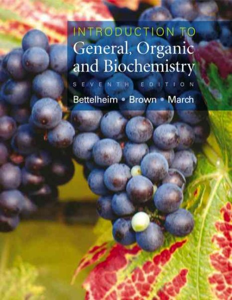 Introduction to General, Organic, and Biochemistry (with CD-ROM and InfoTrac) cover