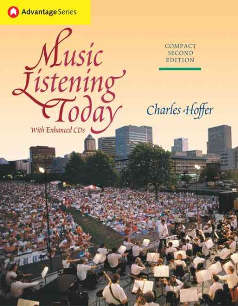 Cengage Advantage Books: Music Listening Today, Second Edition cover