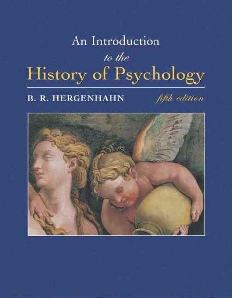 An Introduction to the History of Psychology (with InfoTrac) cover