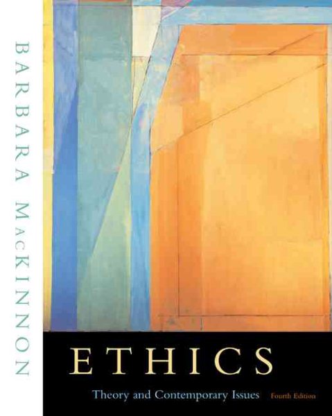 Ethics: Theory and Contemporary Issues (with InfoTrac) cover
