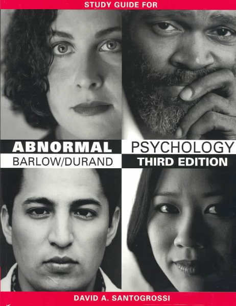 Study Guide for Barlow and Durand's Abnormal Psychology cover