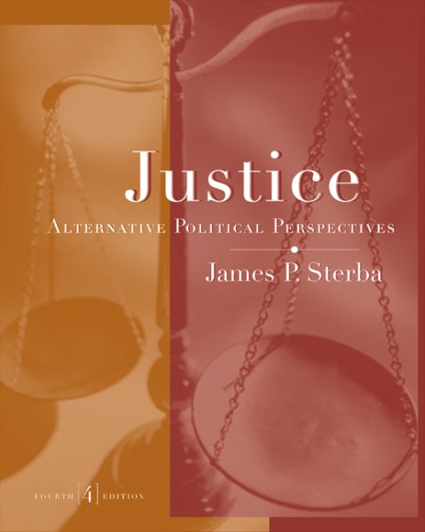 Justice: Alternative Political Perspectives cover