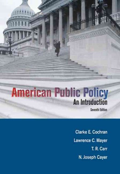 American Public Policy: An Introduction cover
