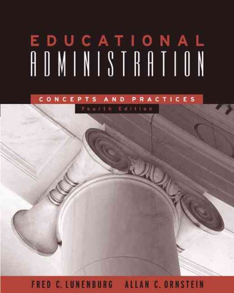 Educational Administration: Concepts and Practices cover