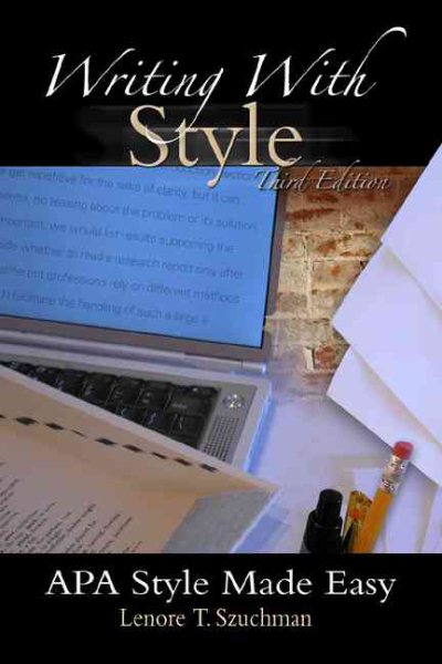 Writing with Style: APA Style Made Easy (with InfoTrac) cover