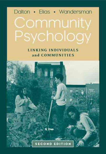 Community Psychology: Linking Individuals and Communities cover