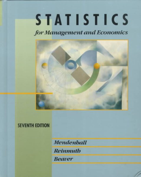 Statistics for Management and Economics (International Dimensions of Business Series)