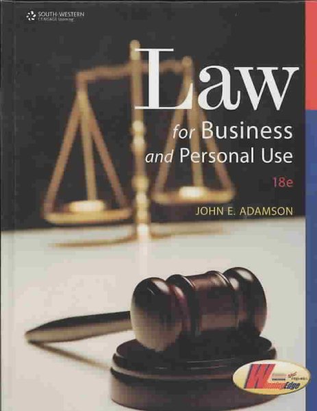 Law for Business and Personal Use cover