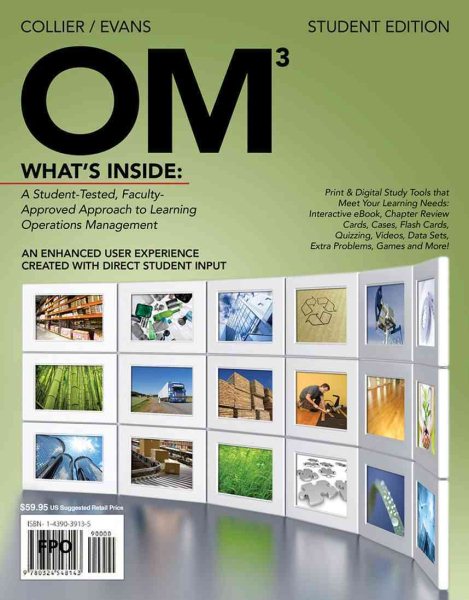 OM 3 (with Review Cards and Decision Sciences & Operations Management CourseMate with eBook Printed Access Card) cover