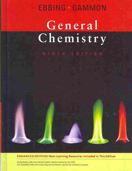 By Darrell Ebbing, Steven D. Gammon: General Chemistry, Enhanced Edition Ninth (9th) Edition cover