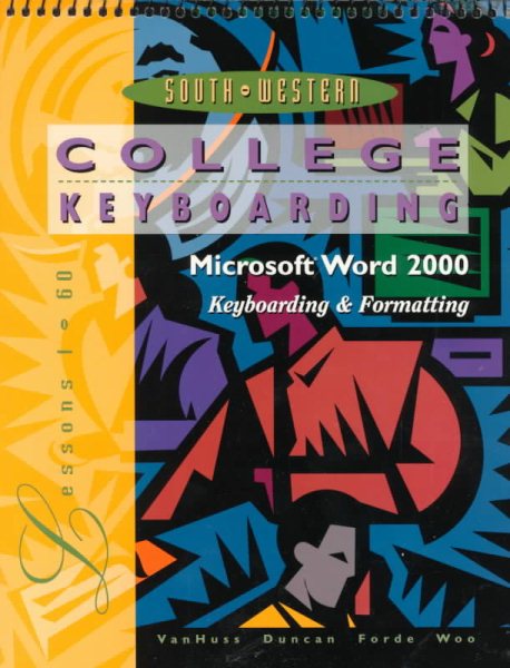 College Keyboarding, Microsoft Word 2000, Lessons 1-60: Text/Data Disk Package cover