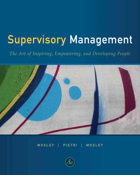 Supervisory Management (Available Titles CourseMate)