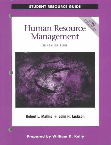 Human Resource Management: Student Resource Guide cover
