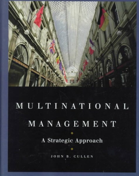 Multinational Management: A Strategic Approach cover