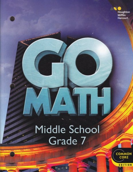 Student Interactive Worktext Grade 7 2014 (Go Math!) cover