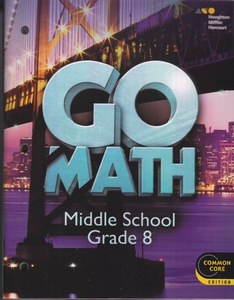 Student Interactive Worktext Grade 8 2014 (Go Math!) cover