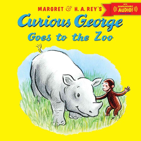 Curious George Goes to the Zoo with downloadable audio cover